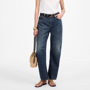 NWT Madewell Dated Barrel Leg Jeans Danver Wash